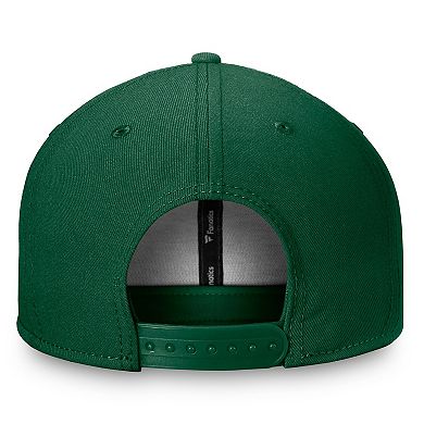 Men's Fanatics Green Minnesota Wild Core Primary Logo Snapback Hat