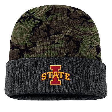 Men's Nike Camo Iowa State Cyclones Military Appreciation Cuffed Knit Hat