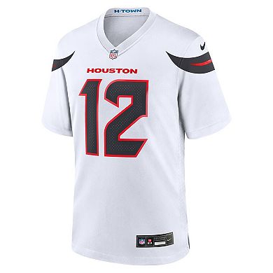 Men's Nike Nico Collins White Houston Texans Game Jersey
