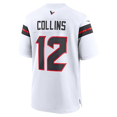 Men's Nike Nico Collins White Houston Texans Game Jersey