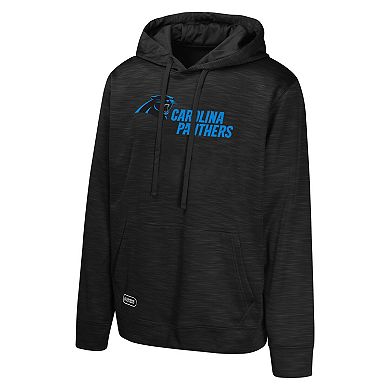 Men's Black Carolina Panthers Streak Fleece Pullover Hoodie