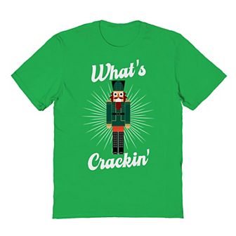 Men's What Cracker Christmas Graphic Tee