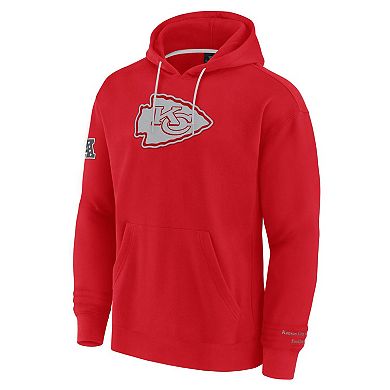 Men's Fanatics Red Kansas City Chiefs Elements Pace Fleece Pullover Hoodie