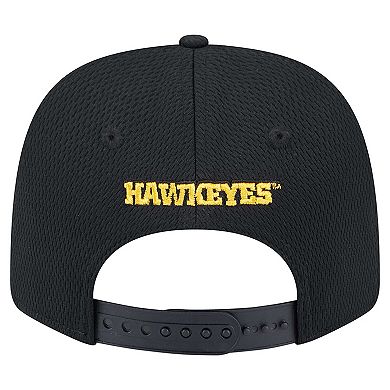 Men's New Era Black Iowa Hawkeyes COOLERA 9SEVENTY Rope Stretch-Snap Hat