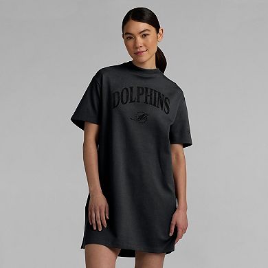 Women's Fanatics Black Miami Dolphins Elements Go Tri-Blend Dress