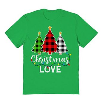 Men's Love Trees Christmas Graphic Tee