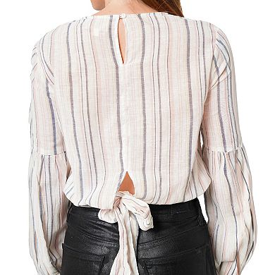 Tie Back Long Sleeve Top