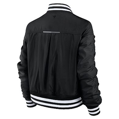 Women's Fanatics Black Pittsburgh Steelers Elements Wave Full-Snap Jacket