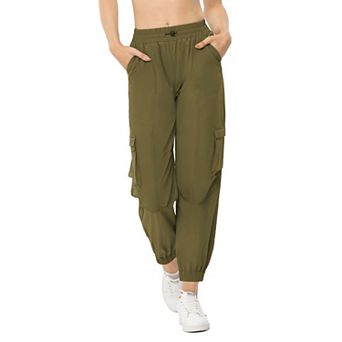 Women's Hiking Pants Lightweight Quick Dry Cargo Joggers with Pockets For Athletic Workout Outdoor