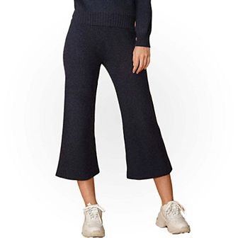 Women's Ribbed Cropped Pants
