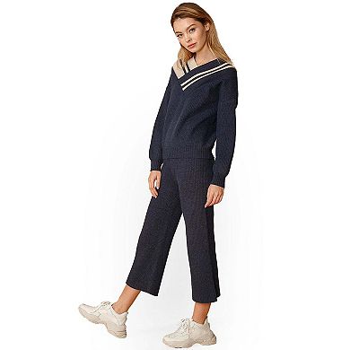 Women's Ribbed Cropped Pants