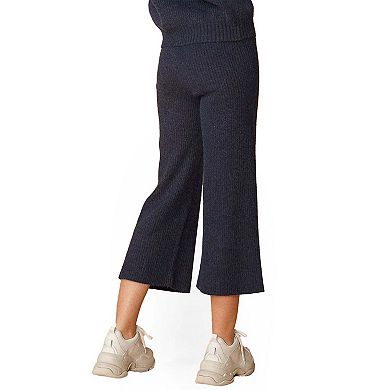 Women's Ribbed Cropped Pants