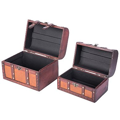 Decorative Leather Treasure Boxes
