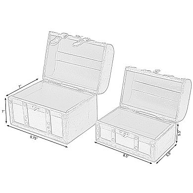 Decorative Leather Treasure Boxes