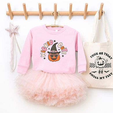 Wicked Cute Pumpkin Toddler Graphic Sweatshirt