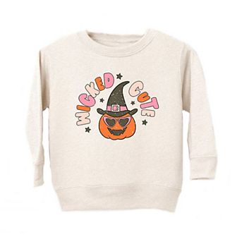 Wicked Cute Pumpkin Toddler Graphic Sweatshirt