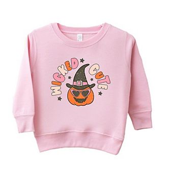 Wicked Cute Pumpkin Toddler Graphic Sweatshirt