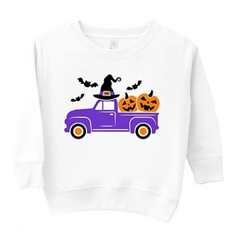 Witch Farm Truck Toddler Graphic Sweatshirt