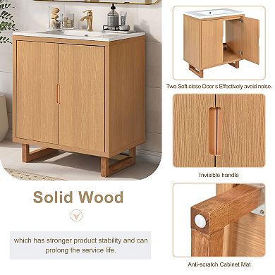 Merax 30" Bathroom Vanity Set With Sink