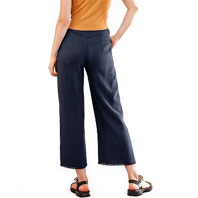 Women's Fringe Hem Cropped Pants
