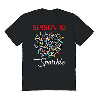 Men's Season Sparkle Christmas Graphic Tee