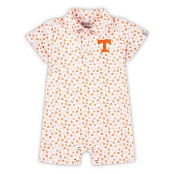 Infant Garb White Tennessee Volunteers Earnest Polo Romper