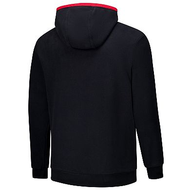 Men's Columbia Black Georgia Bulldogs Flanker Fleece Pullover Hoodie