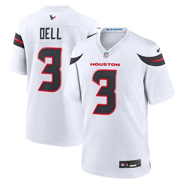 Men s Nike Tank Dell White Houston Texans Game Jersey