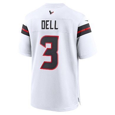 Men's Nike Tank Dell White Houston Texans Game Jersey