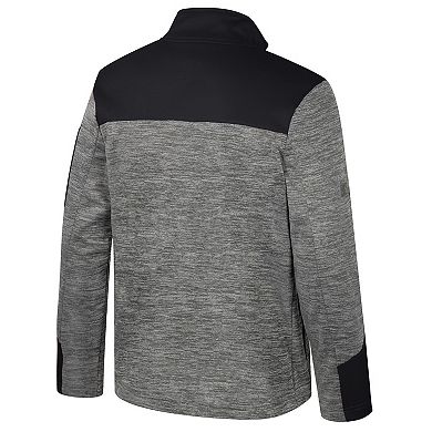 Men's Colosseum Gray/Black UCF Knights Guard Full-Zip Jacket
