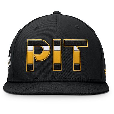 Men's Fanatics Black Pittsburgh Penguins Authentic Pro Alternate Jersey Snapback Hat