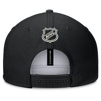 Men's Fanatics Black Pittsburgh Penguins Authentic Pro Alternate Jersey Snapback Hat
