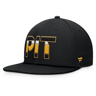 Men's Fanatics Black Pittsburgh Penguins Authentic Pro Alternate Jersey Snapback Hat