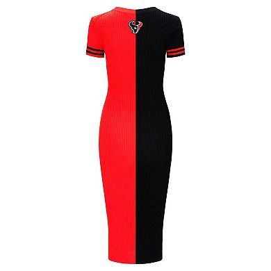 Women's STAUD Navy/Red Houston Texans Colleen Dress