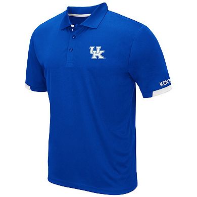 Men's Colosseum Royal Kentucky Wildcats Santry Lightweight Polo