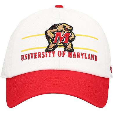 Men's '47 White Maryland Terrapins Gridiron Clean Up Adjustable Hat