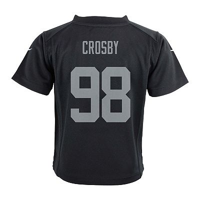 Toddler Nike Maxx Crosby Black Las Vegas Raiders Game Jersey