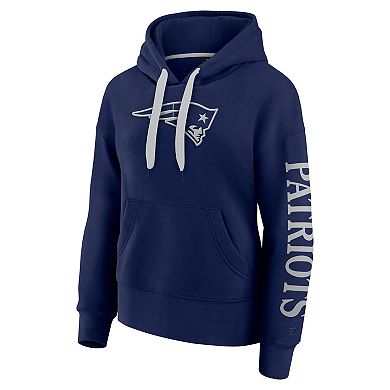 Women's Fanatics Navy New England Patriots Elements Next Pullover Hoodie