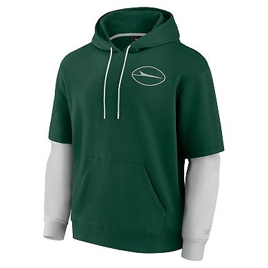 Unisex Fanatics Green New York Jets Sleek Elements Pullover Hoodie
