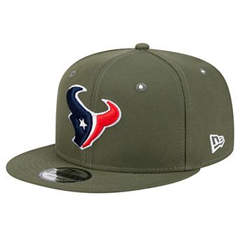 Men's New Era Olive Houston Texans Main 9FIFTY Snapback Hat