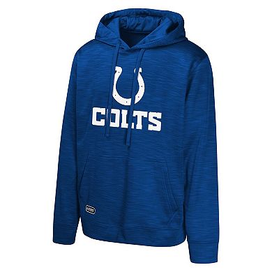 Men's Royal Indianapolis Colts Streak Fleece Pullover Hoodie
