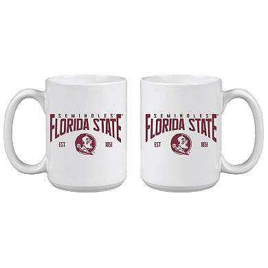 Florida State Seminoles 15oz. Established Ceramic Mug Two-Set
