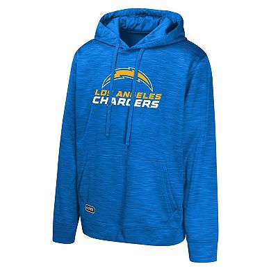 Men's Powder Blue Los Angeles Chargers Streak Fleece Pullover Hoodie
