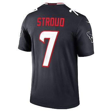 Men's Nike C.J. Stroud Navy Houston Texans Team Legend Player Performance Top