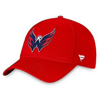 Men's Fanatics Red Washington Capitals Core Primary Logo Flex Hat