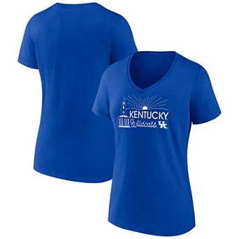 Women's Fanatics Royal Kentucky Wildcats Fundamentals Region Draw T-Shirt