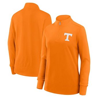 Women's Fanatics Tennessee Orange Tennessee Volunteers Velocity French Terry Quarter-Zip Jacket