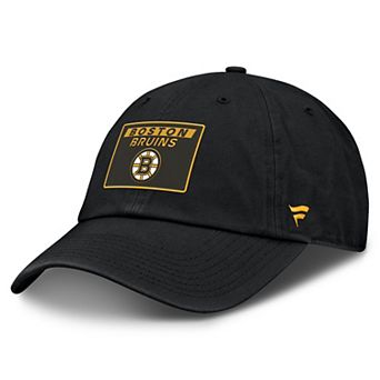 Men's Fanatics Black Boston Bruins Authentic Pro Prime Adjustable Hat