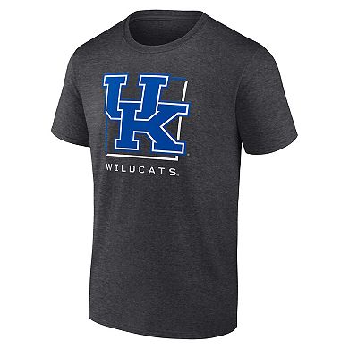 Men's Fanatics Charcoal Kentucky Wildcats Fundamentals Halved Team T-Shirt