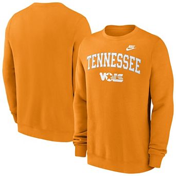 Men's Nike Tennessee Orange Tennessee Volunteers Legacy Classic Tackle Twill Embroidered��Arch Over Logo Pullover Sweatshirt
